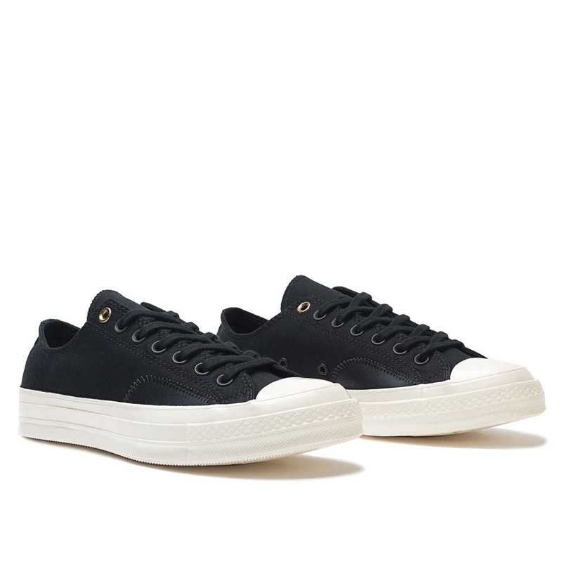 Jual Sepatu Sneakers Converse Chuck Taylor 70 Clean N Preme Ox Black Egret Original 167819C - hoopspoint.com
