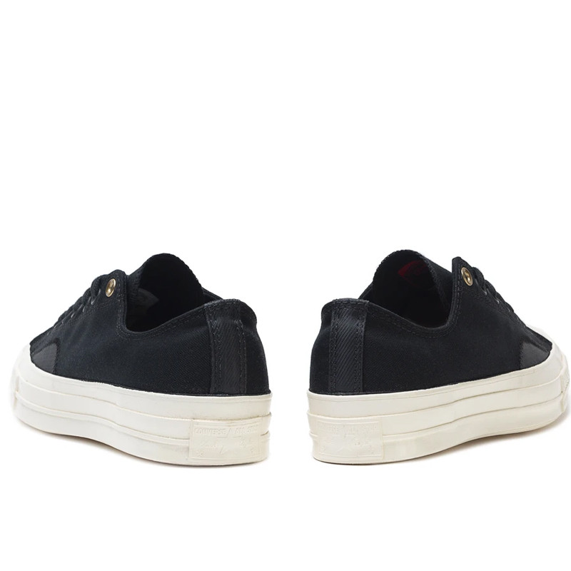 Jual Sepatu Sneakers Converse Chuck Taylor 70 Clean N Preme Ox Black Egret Original 167819C - hoopspoint.com