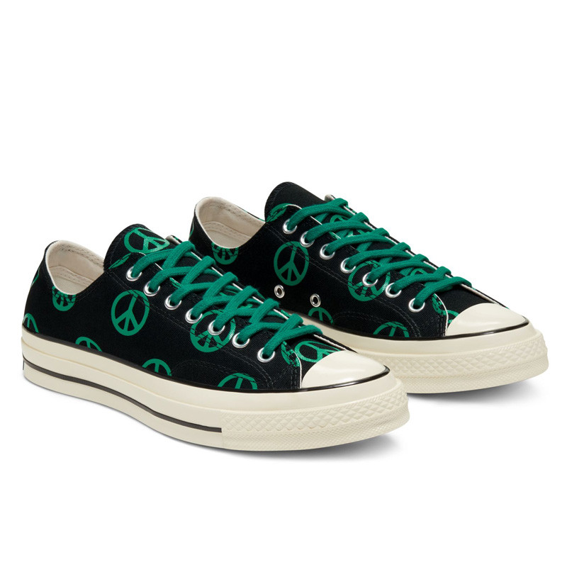 Jual Sepatu Sneakers Converse Unleash Peace Chuck 70 Black Original 167915C - hoopspoint.com
