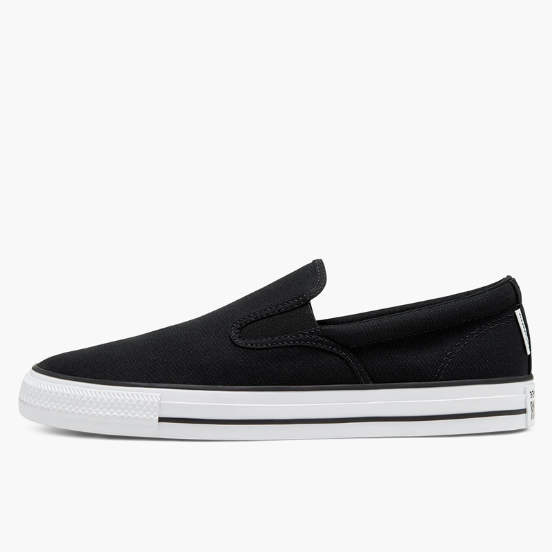 Jual Sepatu Sneakers Converse Chuck Taylor All Star Double Gore Slip Black Original 167941C - hoopspoint.com