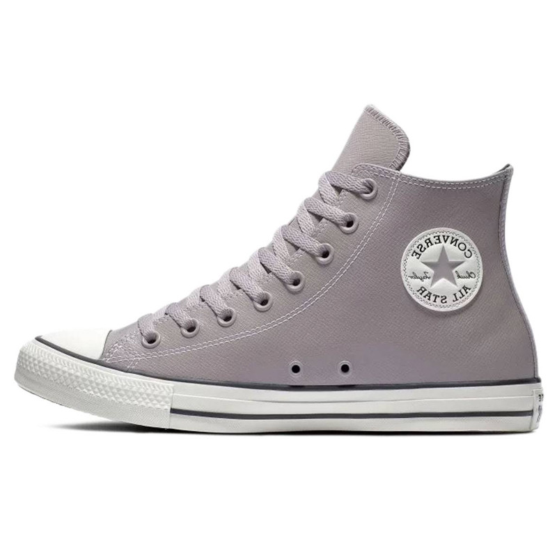 Jual Sepatu Sneakers Converse Chuck Taylor All Star Embossed Leather Mercury Grey Original 172696C - hoopspoint.com