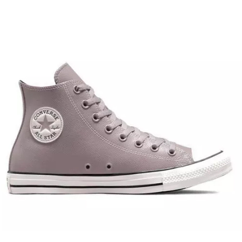 Jual Sepatu Sneakers Converse Chuck Taylor All Star Embossed Leather Mercury Grey Original 172696C - hoopspoint.com