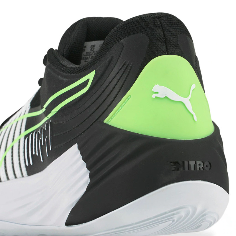 Jual Sepatu Basket Puma Fusion Nitro Spectra Black Green Glare Original 19558701 - www.hoopspoint.com