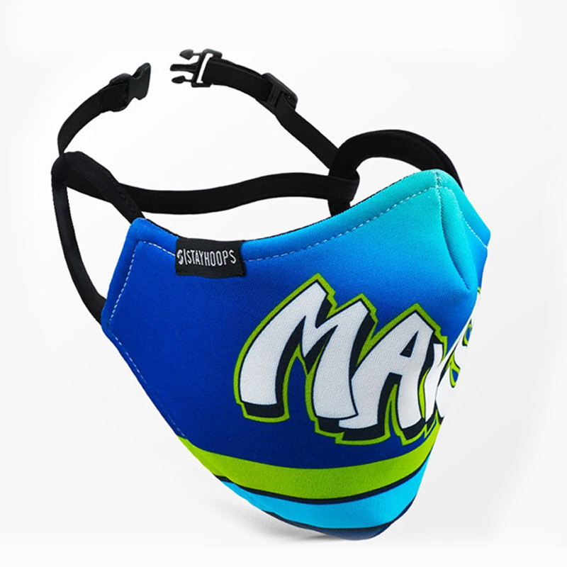 Jual Masker Basket Stay Hoops City Pack Mavs Mask Blue Original 195804 - hoopspoint.com