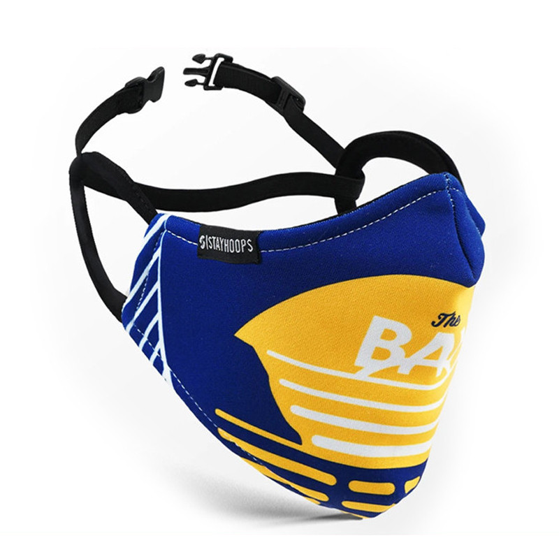 Jual Masker Basket Stay Hoops The Bay Mask Blue Original 196004 - hoopspoint.com