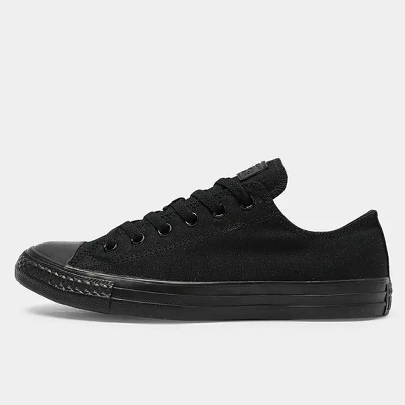 Beli Sepatu Sneakers Converse Chuck Taylor All Star Canvas Mono Black Original 1W882