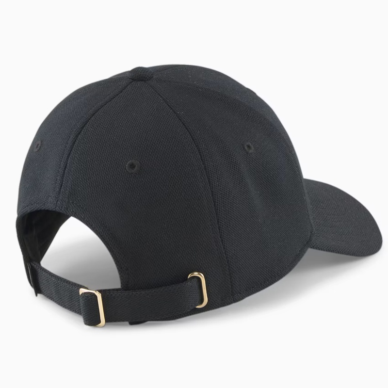 Jual Topi Sneakers Puma Gold Metal Cat Hat Black Original 2415801 - hoopspoint.com