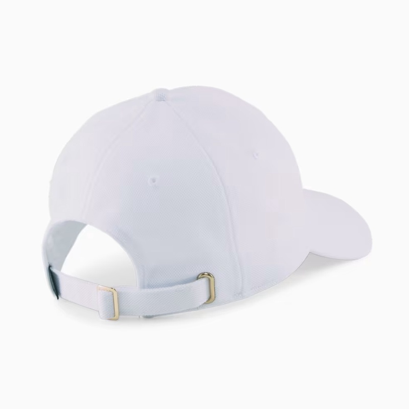 Jual Topi Sneakers Puma Gold Metal Cat Cap White Original 2415802 - hoopspoint.com