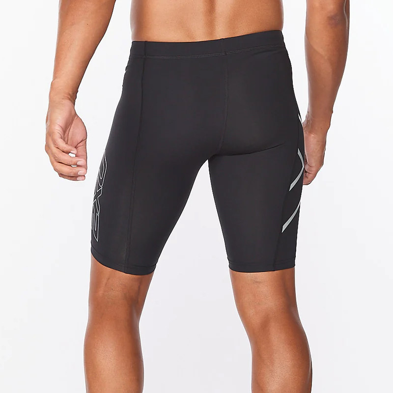 Jual Celana Lari 2Xu Core Compression Shorts Black Silver Original 2Xuma3851Bbs - hoopspoint.com