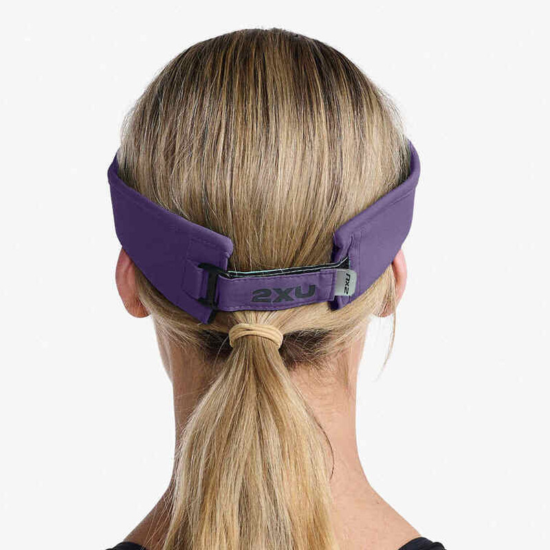 Jual Topi Lari 2Xu Run Visor Purple Original 2Xuuq5686Fac - hoopspoint.com
