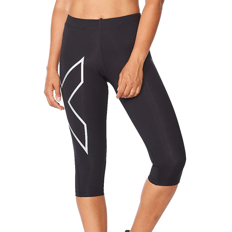 Jual Celana Lari Wanita 2Xu Wmns Core Compression Quarter Tights Black Original 2Xuwa4175Bbs - hoopspoint.com