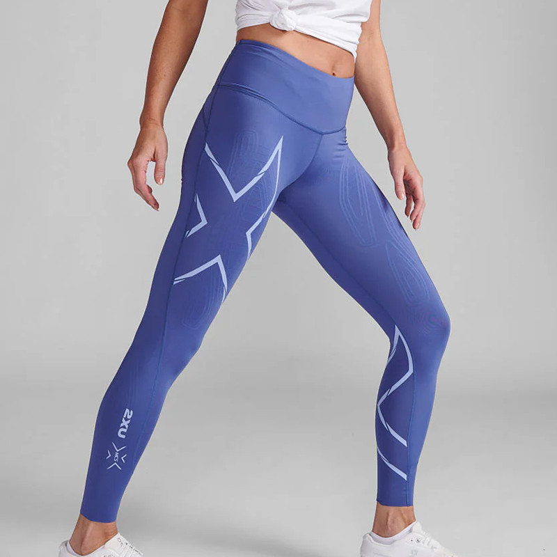 Jual Celana Lari Wanita 2Xu Wmns Light Speed Mid-Rise Compression Tights Blue Original 2Xuwa6523Bmh - hoopspoint.com