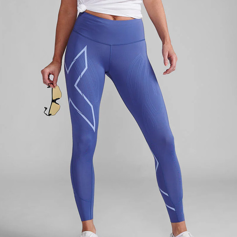 Jual Celana Lari Wanita 2Xu Wmns Light Speed Mid-Rise Compression Tights Blue Original 2Xuwa6523Bmh - hoopspoint.com