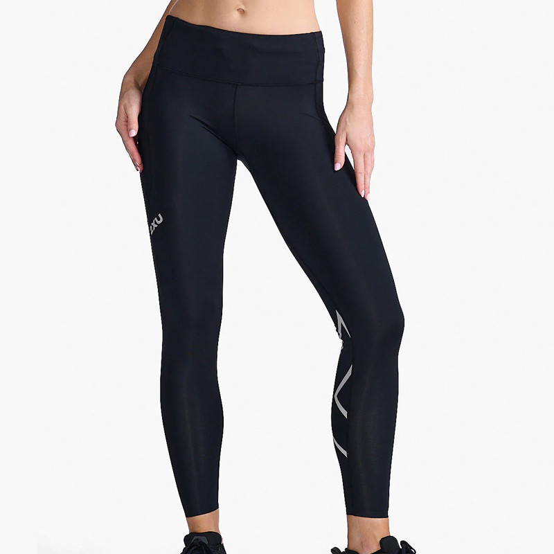 Jual Celana Lari Wanita 2Xu Wmns Aero Mid-Rise Compression Tights Black Original 2Xuwa6946Bbs - hoopspoint.com