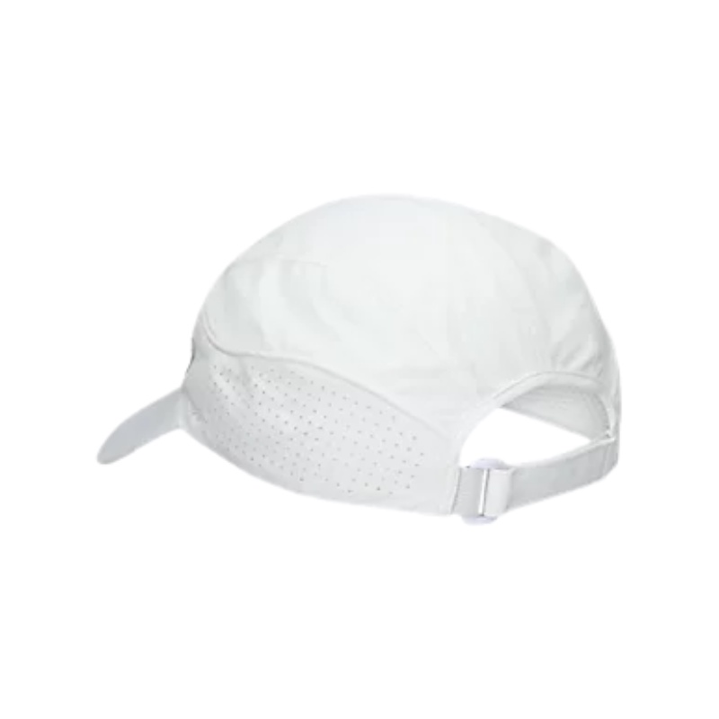 Jual Topi Lari Asics Running Light Woven Cap White Original 3013B124.100 - hoopspoint.com