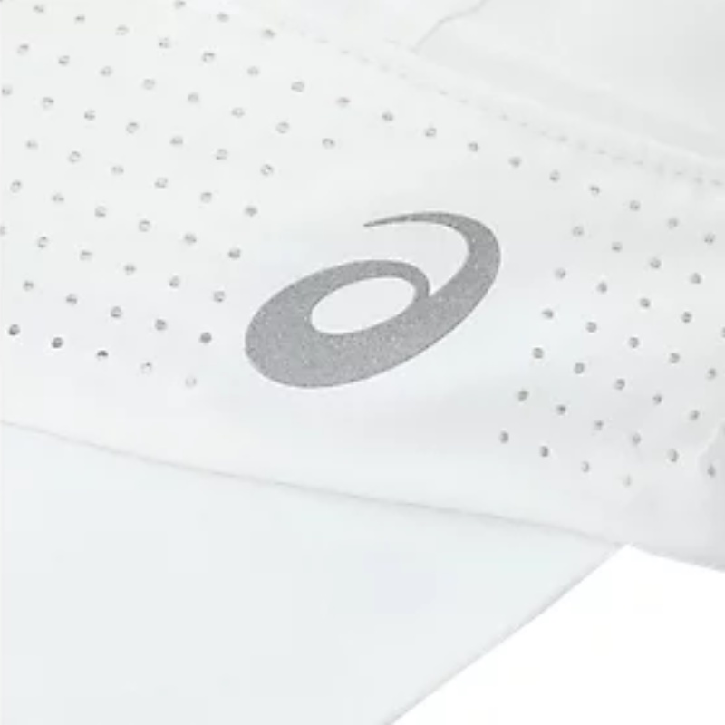 Jual Topi Lari Asics Running Light Woven Cap White Original 3013B124.100 - hoopspoint.com