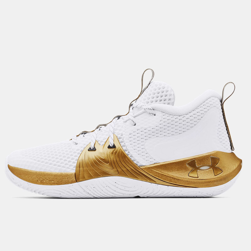 Jual Sepatu Basket Under Armour Ua Embiid One Metallic Gold Original 3023086-105 - hoopspoint.com