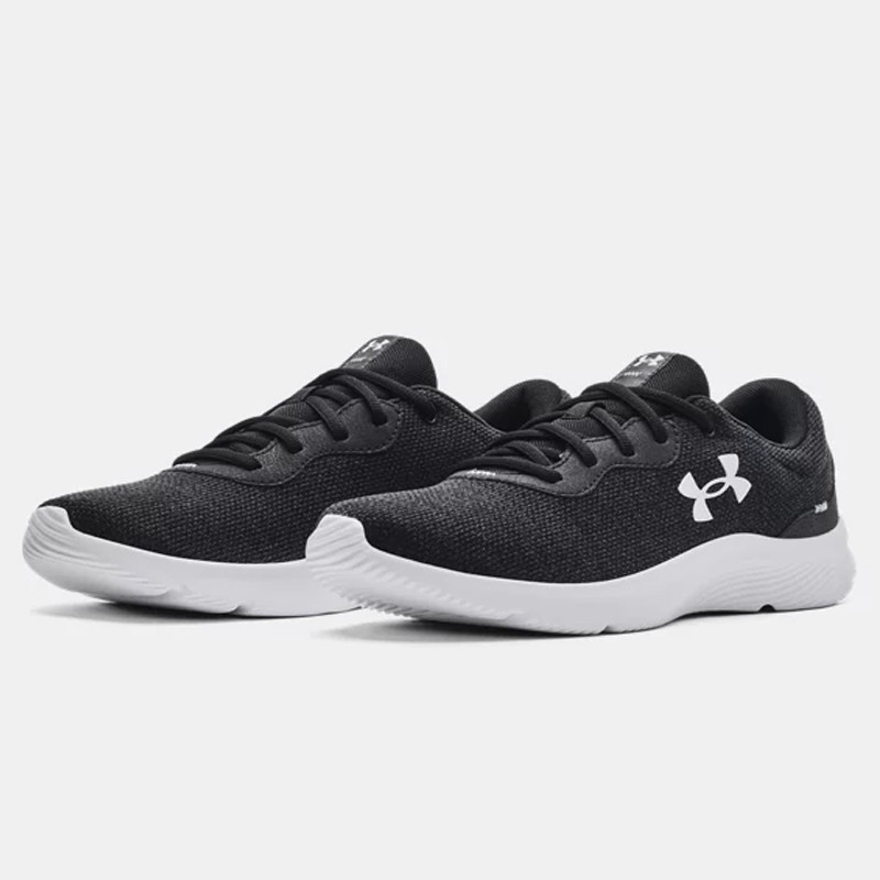 Jual Sepatu Lari Under Armour Mojo 2 Black White Original 3024134-001 - www.hoopspoint.com