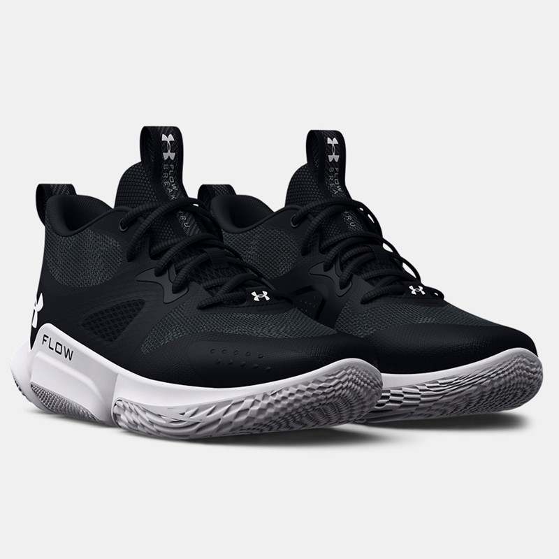 Jual Sepatu Basket Wanita Under Armour Wmns Ua Flow Breakthru 3 Black White Original 3025603-001 - hoopspoint.com