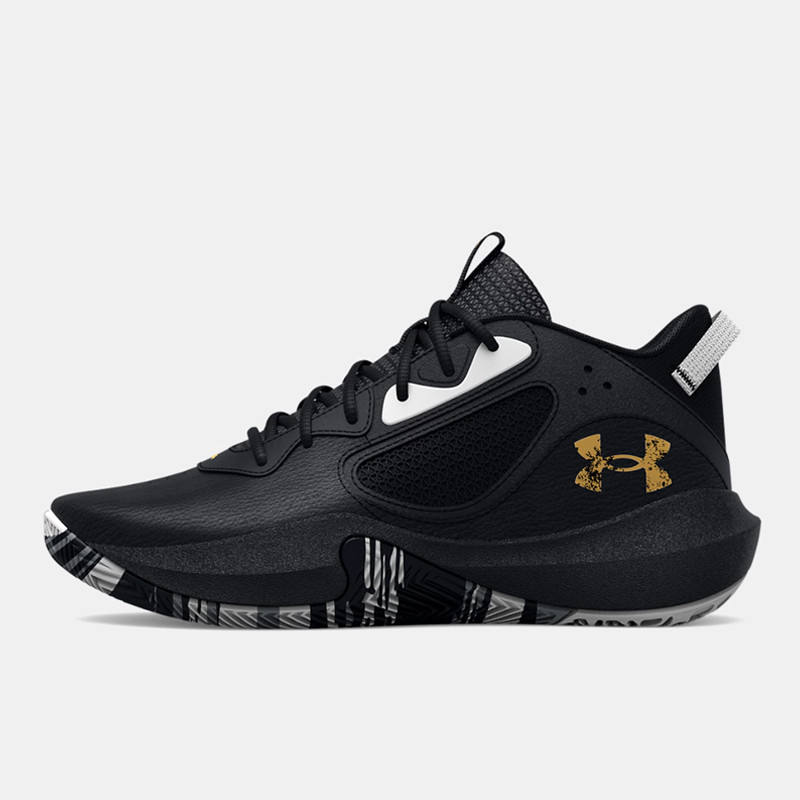 Jual Sepatu Basket Anak Under Armour Lockdown 6 Gs Kids Black Gold Original 3025617-003 - hoopspoint.com