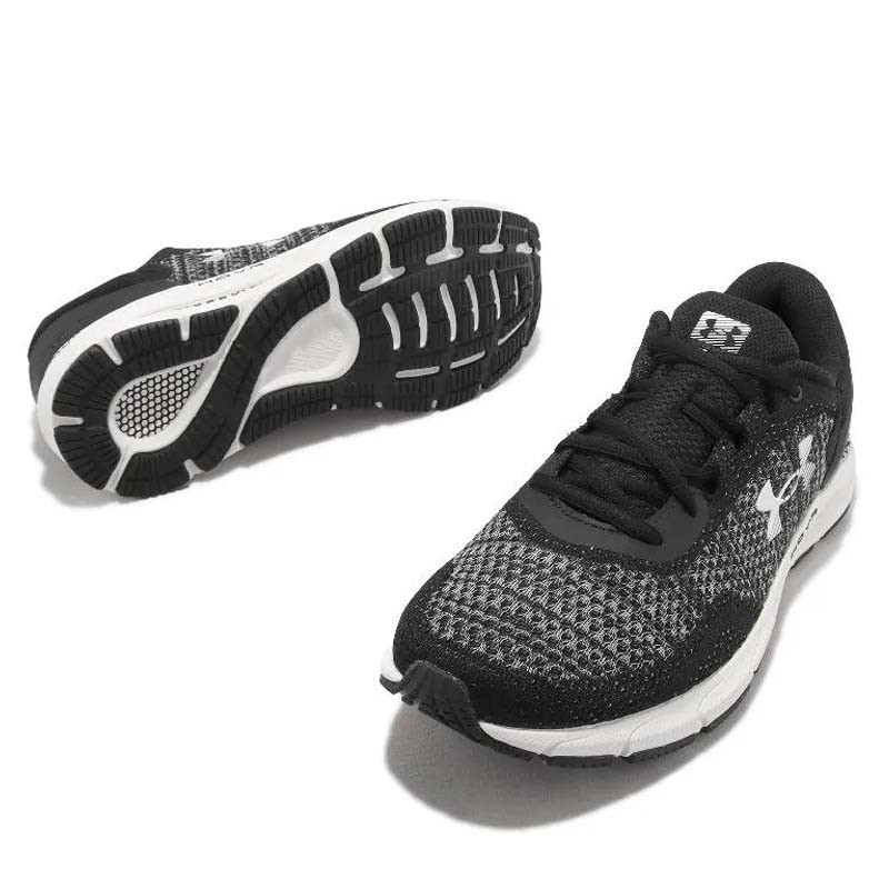 Jual Sepatu Lari Under Armour Ua Hovr Intake 6 Black Grey Original 3026134-001 - hoopspoint.com