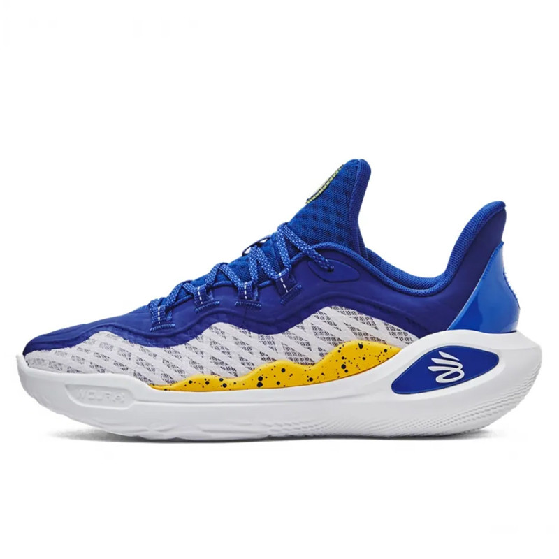 Jual Sepatu Basket Under Armour Curry 11 Dub Nation White Blue Original 3026615-100 - hoopspoint.com