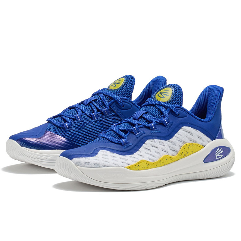 Jual Sepatu Basket Under Armour Curry 11 Dub Nation White Blue Original 3026615-100 - hoopspoint.com