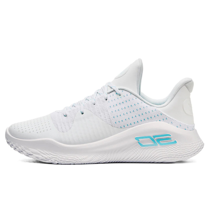 Jual Sepatu Basket Under Armour Curry 4 Low Flotro April Shower White Original 3026620-100 - www.hoopspoint.com