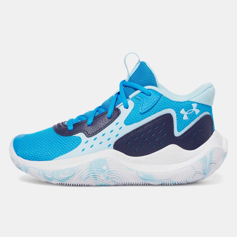 Jual Sepatu Basket Anak Under Armour Ua Jet '23 Gs Electric Blue Original 3026635-428 - hoopspoint.com