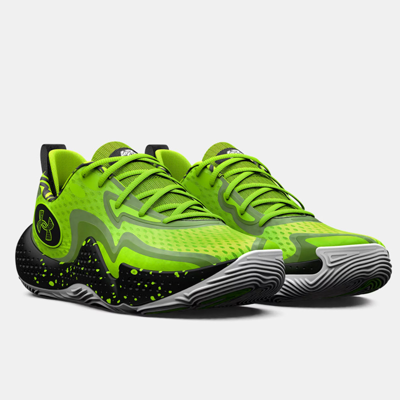 Jual Sepatu Basket Under Armour Ua Spawn 5 Let's 3 Green Original 3026892-001 - hoopspoint.com