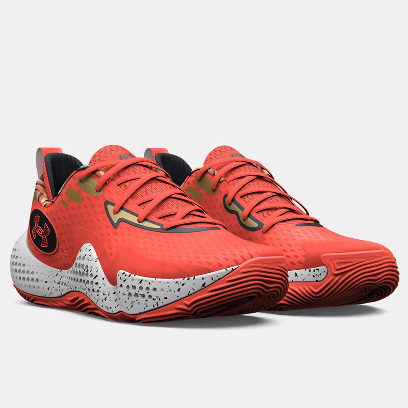 Jual Sepatu Basket Under Armour Ua Spawn 5 Let's 3 After Burn Original 3026892-800 - hoopspoint.com