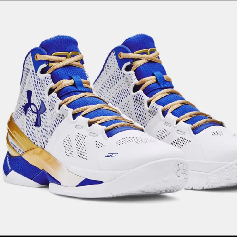 Jual Sepatu Basket Under Armour Curry 2 Retro Gold Rings White Original 3027361-100 - hoopspoint.com