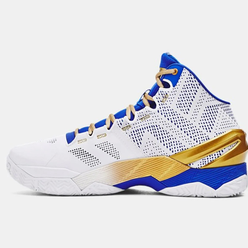 Jual Sepatu Basket Under Armour Curry 2 Retro Gold Rings White Original 3027361-100 - hoopspoint.com