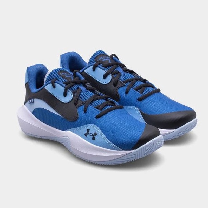 Jual Sepatu Basket Under Armour Ua Lockdown 7 Low Blue Original 3027646-401 - hoopspoint.com