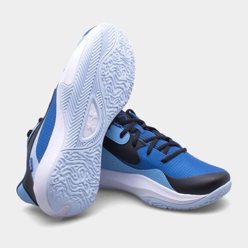 Jual Sepatu Basket Under Armour Ua Lockdown 7 Low Blue Original 3027646-401 - hoopspoint.com