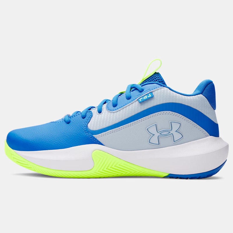Beli Sepatu Basket Under Armour Ua Lockdown 7 Blue Calm - Blue Atlantis - Metallic Blue Calm Original 3028512-453