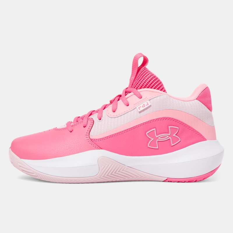 Beli Sepatu Basket Under Armour Ua Lockdown 7 Super Pink Original 3028512-672