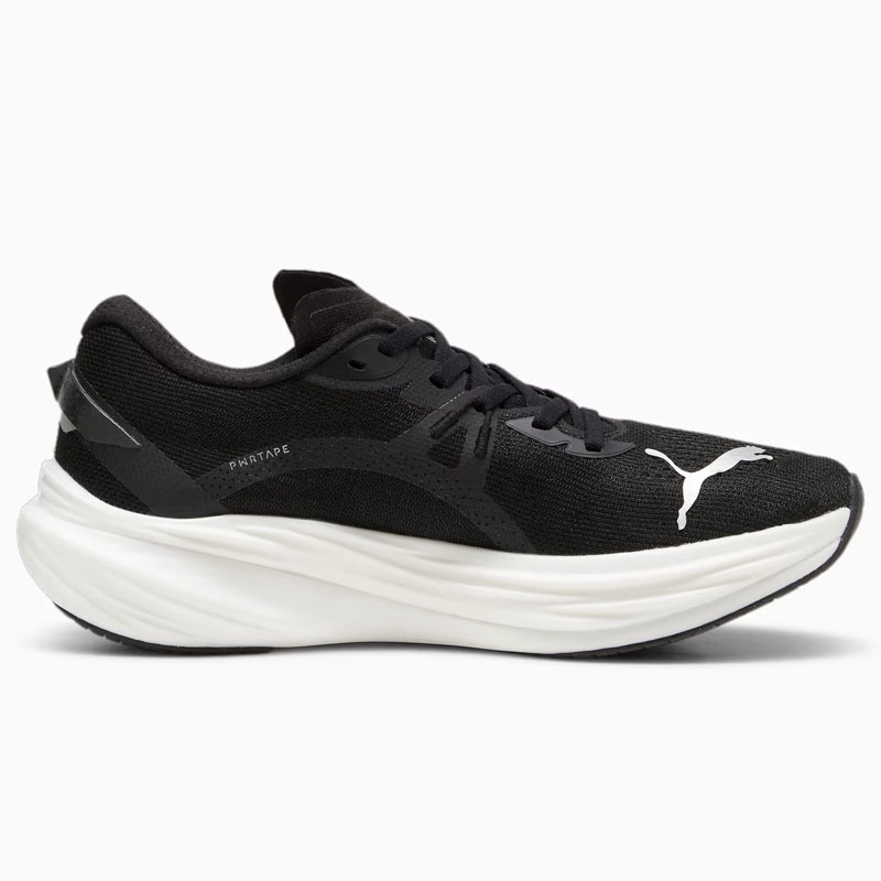 Jual Sepatu Lari Puma Deviate Nitro 3 Puma Black-Puma White Original 309707-01 - hoopspoint.com