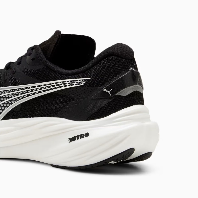 Jual Sepatu Lari Puma Deviate Nitro 3 Puma Black-Puma White Original 309707-01 - hoopspoint.com