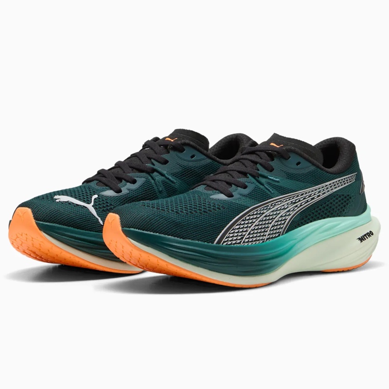 Jual Sepatu Lari Puma Deviate Nitro 3 Green Terrain - Heat Fire Original 309707-28 - hoopspoint.com