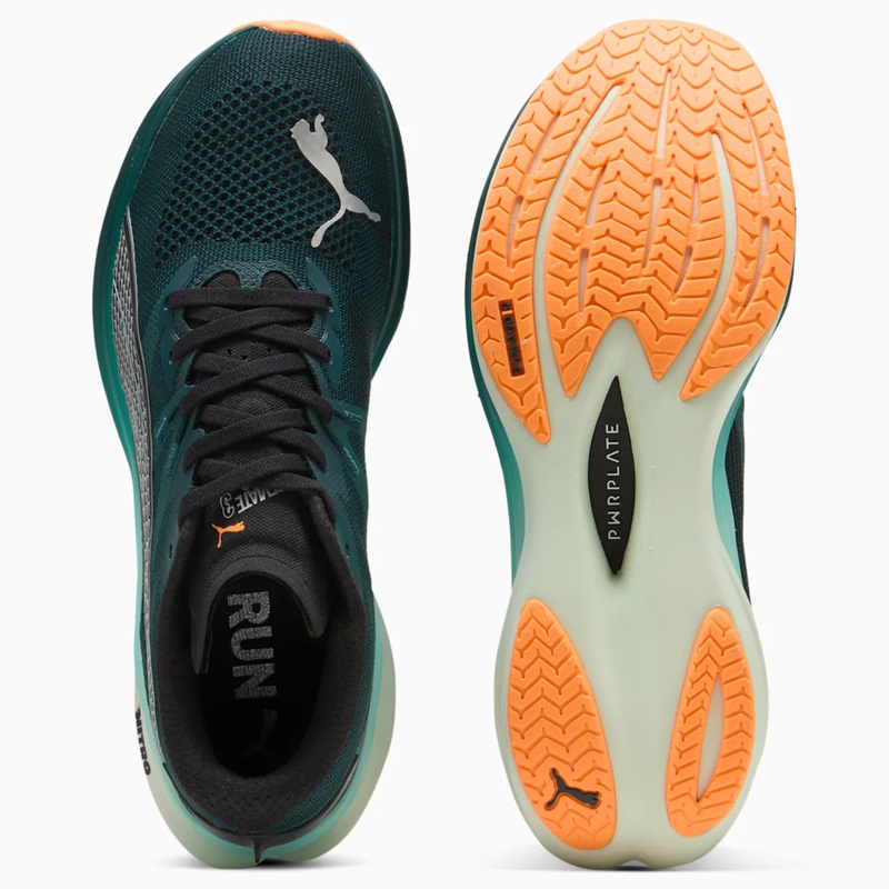 Jual Sepatu Lari Puma Deviate Nitro 3 Green Terrain - Heat Fire Original 309707-28 - hoopspoint.com