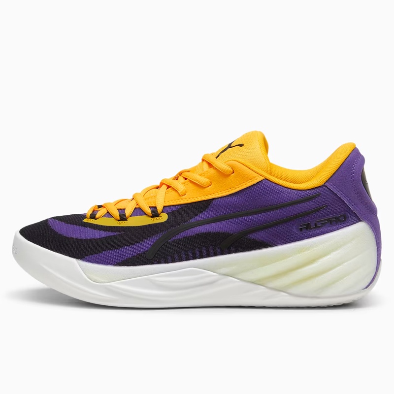 Jual Sepatu Basket Puma All-Pro Nitro Lakers Purple Yellow Original 31039205 - hoopspoint.com