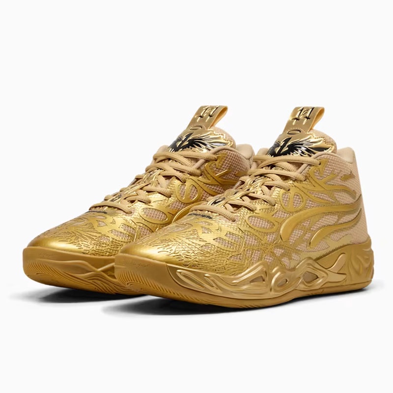 Jual Sepatu Basket Puma Mb.04 Golden Child Gold Matte Original 311306-01 - hoopspoint.com
