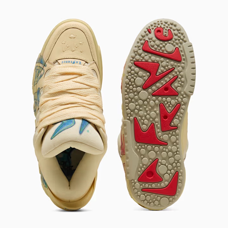 Jual Sepatu Basket Puma La Francé Airbrush Creamy Vanilla Original 31170001 - hoopspoint.com