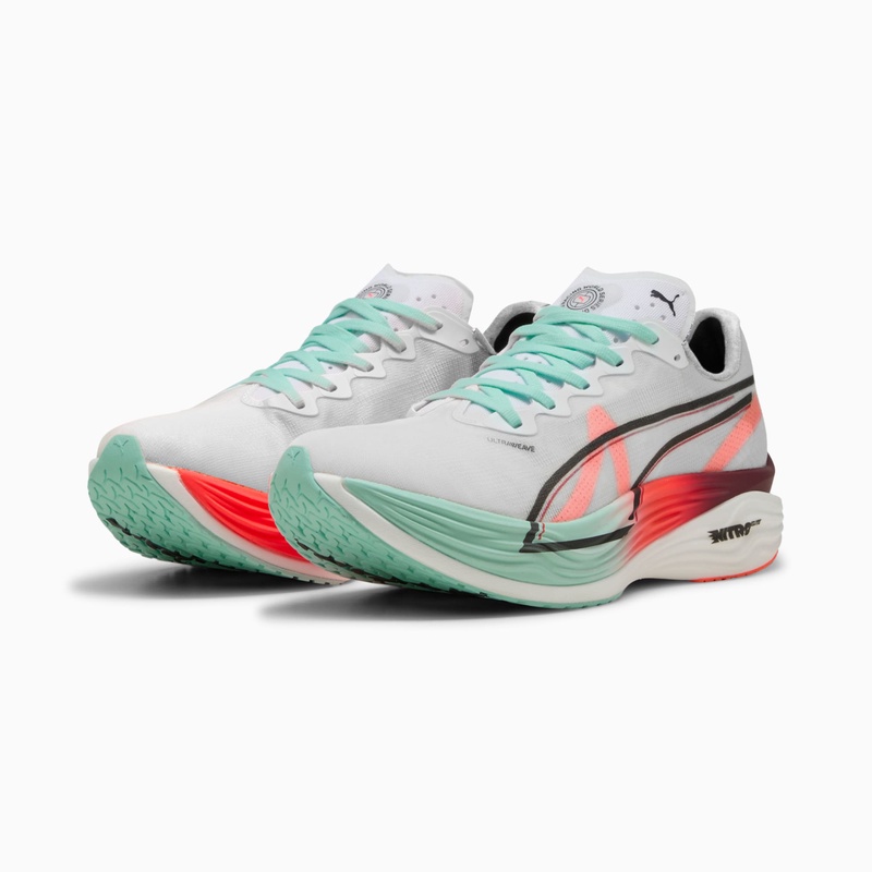 Jual Sepatu Lari Wanita Puma Wmns Deviate Nitro Elite 3 X Hyrox Puma White Original 312292-01 - hoopspoint.com