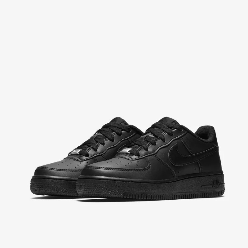 Jual Sepatu Sneakers Anak Nike Air Force 1 Gs Triple Black Original 314192-009 - hoopspoint.com