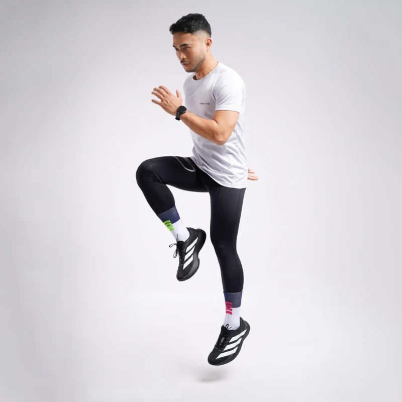 Jual Celana Lari Tiento Baselayer Prime Legging 3\4 Black Original 34P-Prime-Men-Black - hoopspoint.com