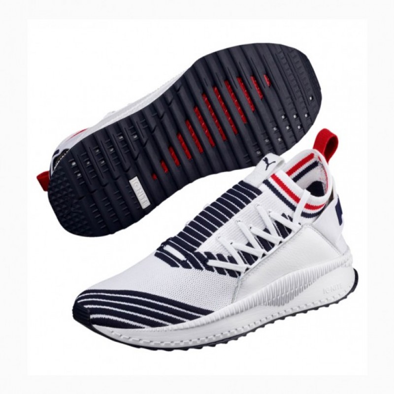 Jual Sepatu Sneakers Puma Tsugi Jun Sport Stripes White Original 367519-01 - hoopspoint.com