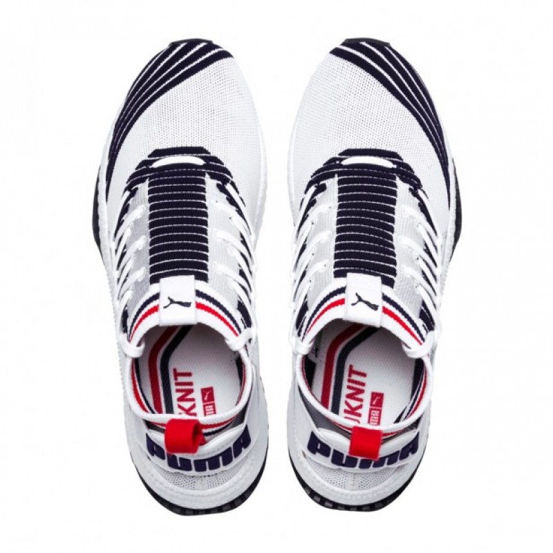 Jual Sepatu Sneakers Puma Tsugi Jun Sport Stripes White Original 367519-01 - hoopspoint.com