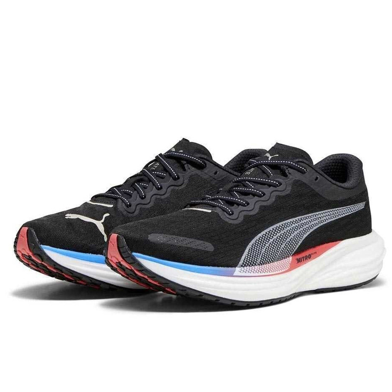 Jual Sepatu Lari Puma Deviate Nitro 2 Black Original 37680713 - hoopspoint.com